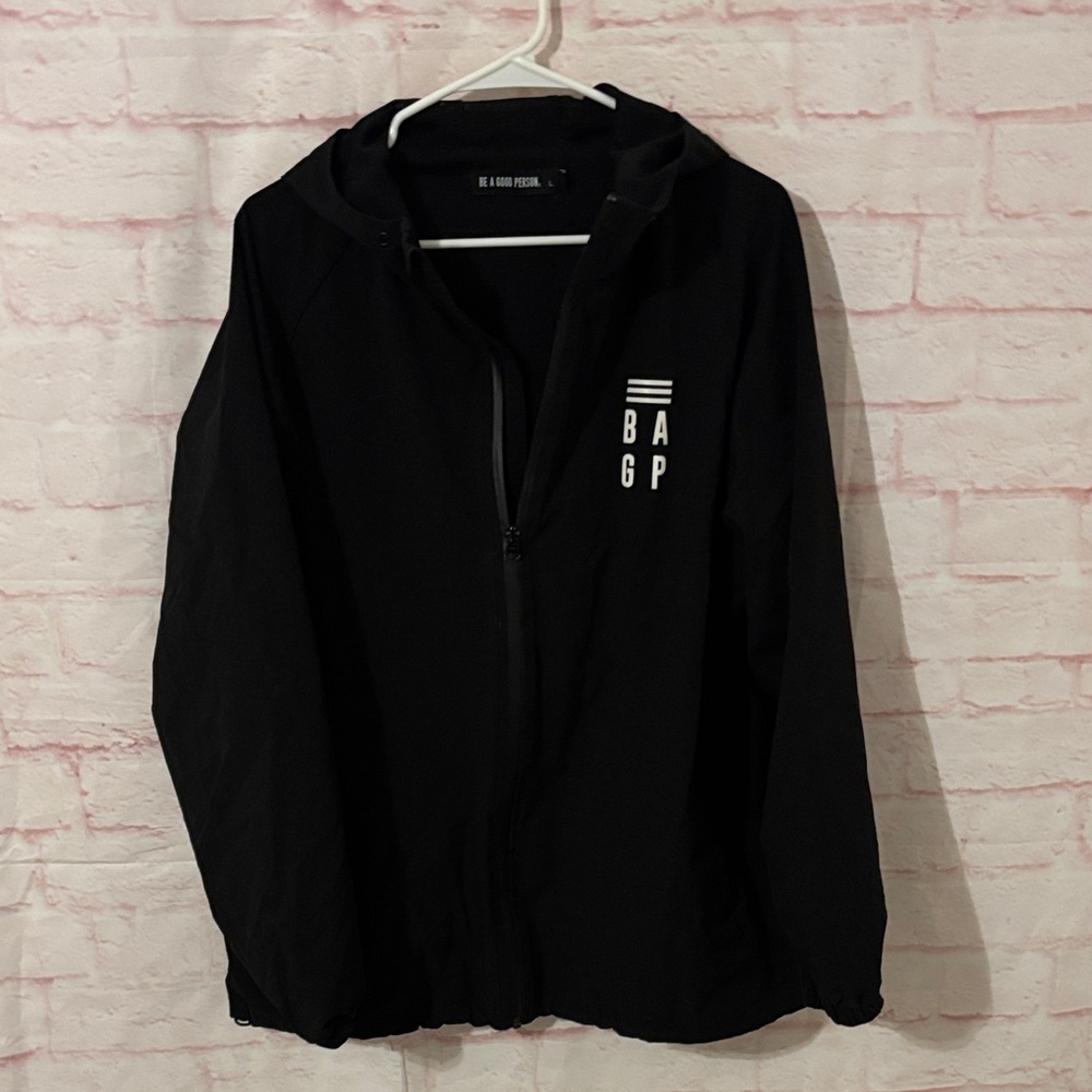 Be A Good Person rainwear hoodie